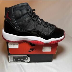 Size 6 - Nike Air Jordan 11 Retro GS Bred 2019 Men's Shoes Ships Now